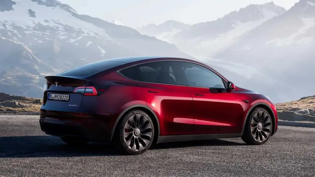테슬라 모델 Y red(tesla model y)