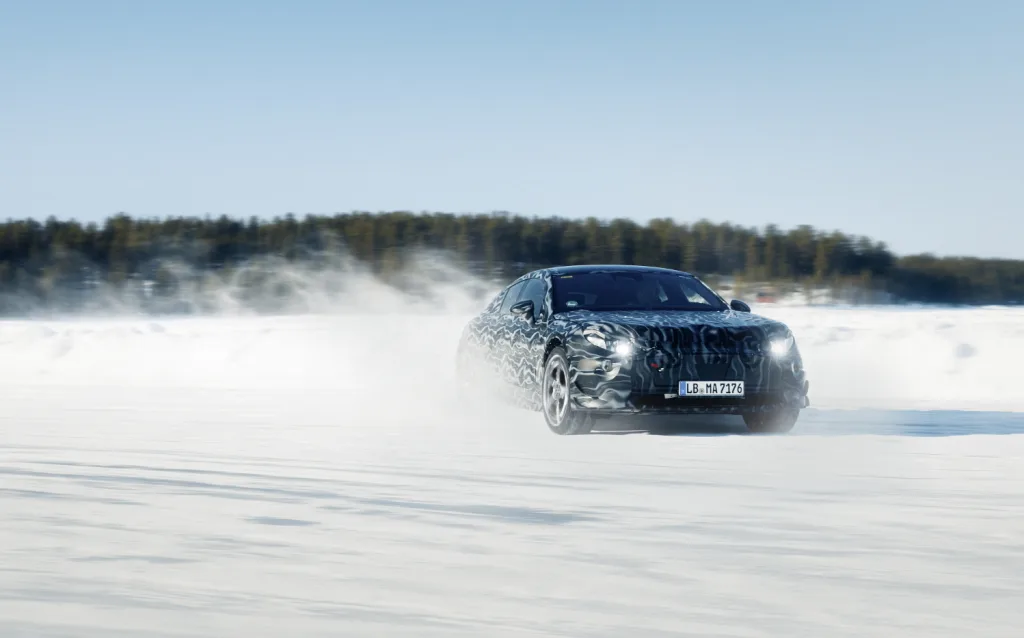 AMG.EA auf erster Wintererprobung.