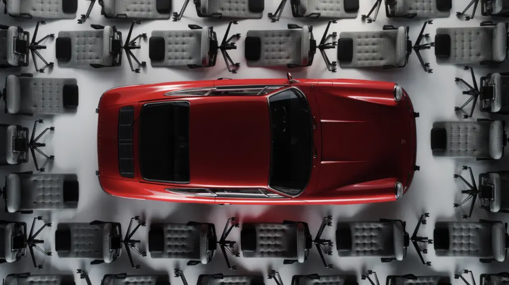 포르쉐 페피타 에디션, 911 클래식 스포츠카 시트를 닮은 의자 5 포르쉐 페피타 에디션(Porsche Pepita Edition by Vitra, Vitra)