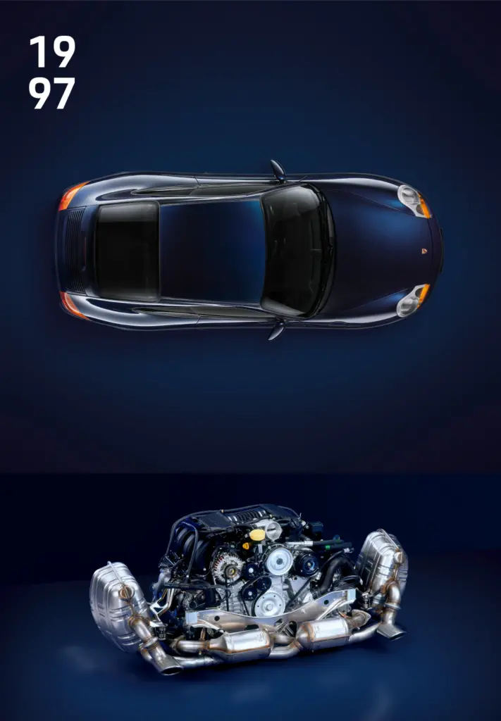 porsche 911 a car and engine of a car