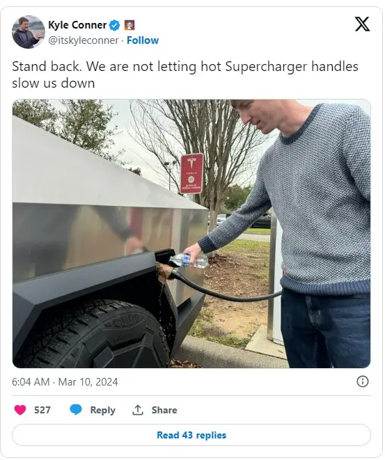 테슬라 사이버트럭 충전