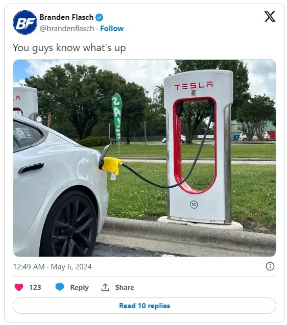 테슬라 슈처차저 충전