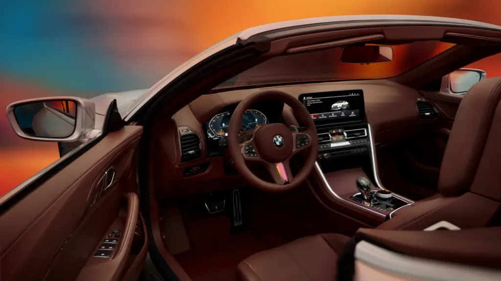 BMW Concept Skytop the interior of a car