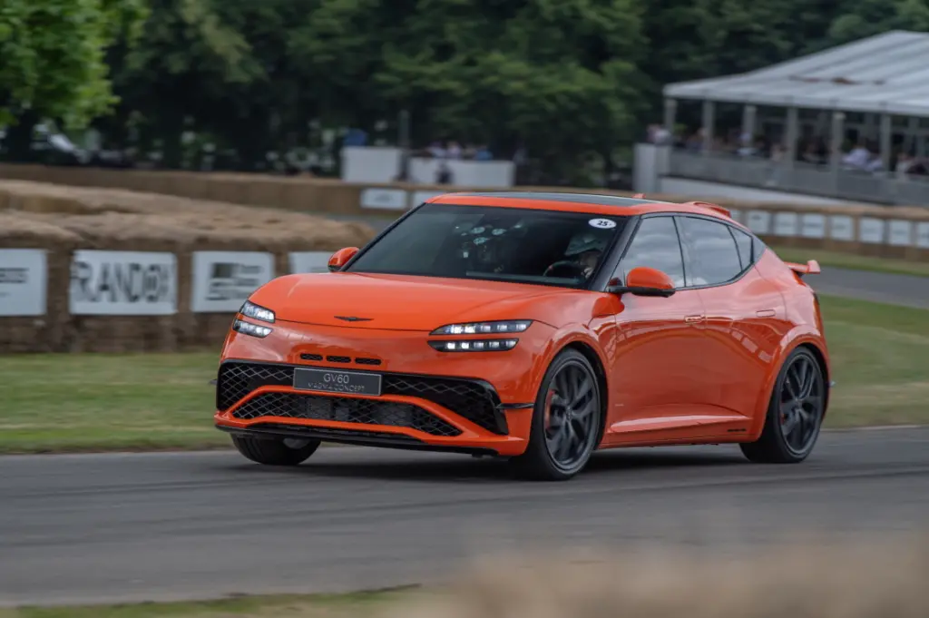 제네시스 GV60 마그마 콘셉트, 굿우드 페스티벌 슛아웃 기록이? 2 제네시스 GV60 마그마 콘셉트 ( GV60 Magma Concept)