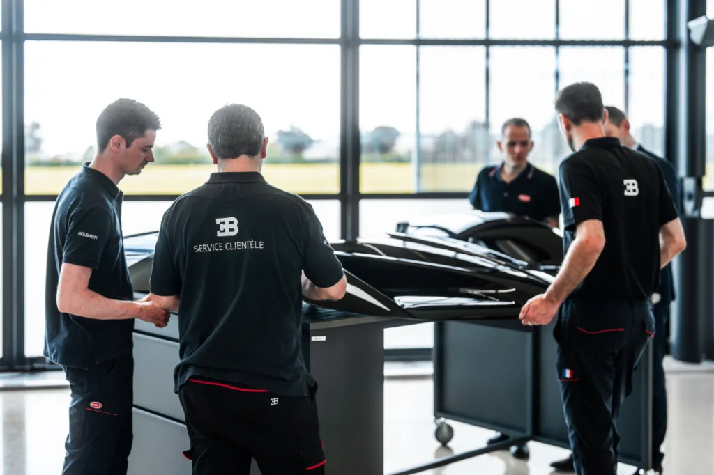 BOLIDE, W16 MISTRAL, TOURBILLON: SHAPING THE FUTURE OF BUGATTI AFTERSALES IN 2024