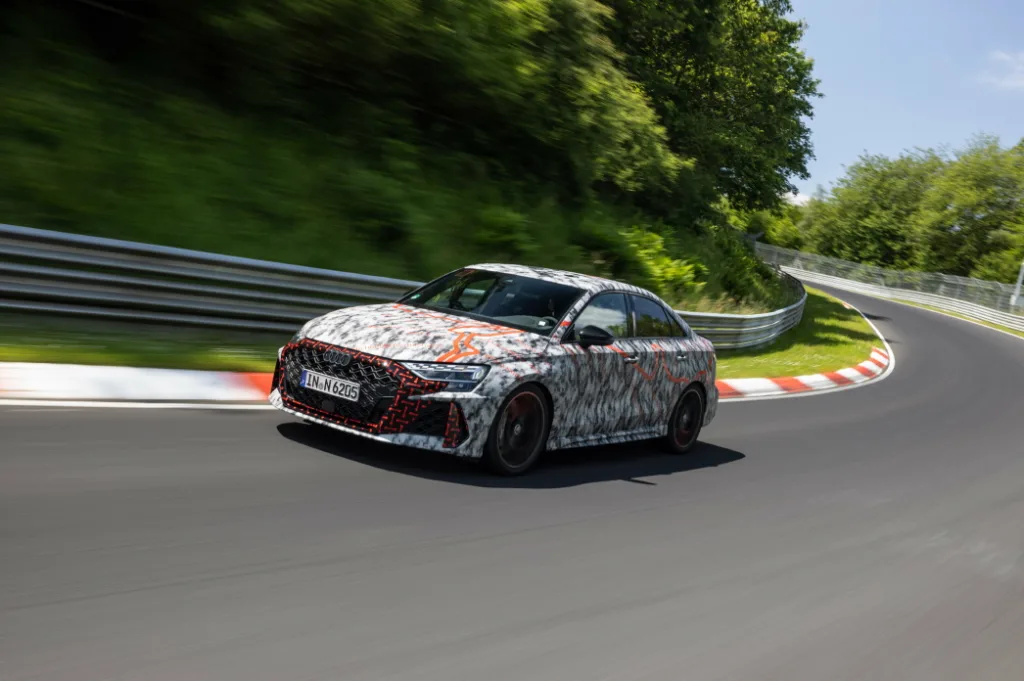Lap record for new Audi RS 3 preproduction model