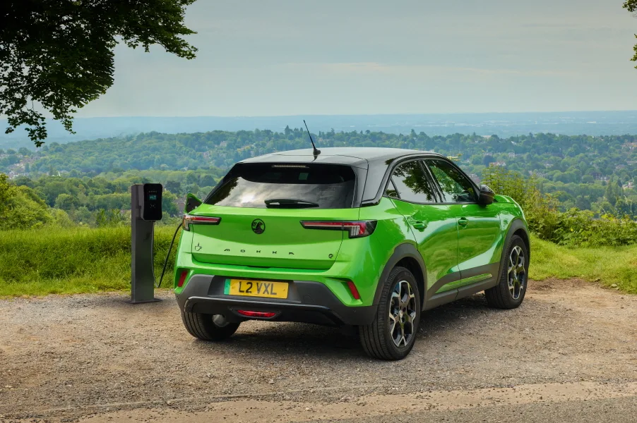 Vauxhall unveils one-off Mokka Electric concept, the MOKKA COFFE-E, providing drivers with the perfect coffee break while they charge