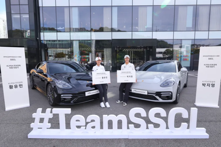 포르쉐 공식 딜러 SSCL, #Team SSCL박지영 ∙ 황유민 프로에게 파나메라 터보 S E-하이브리드 전달