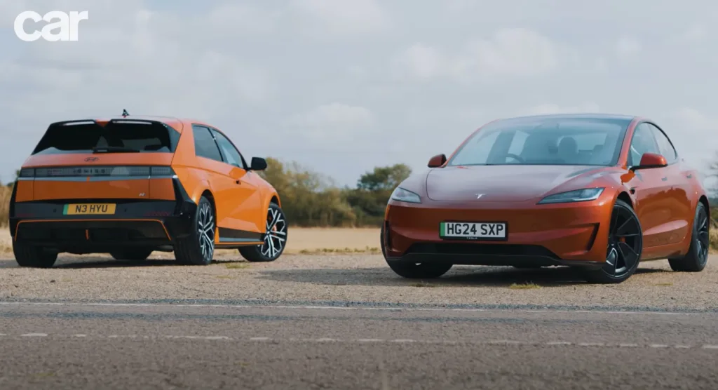 아이오닉 5 N, 테슬라 모델 3 퍼포먼스 압도 (ioniq 5 n vs tesla model 3 performance)