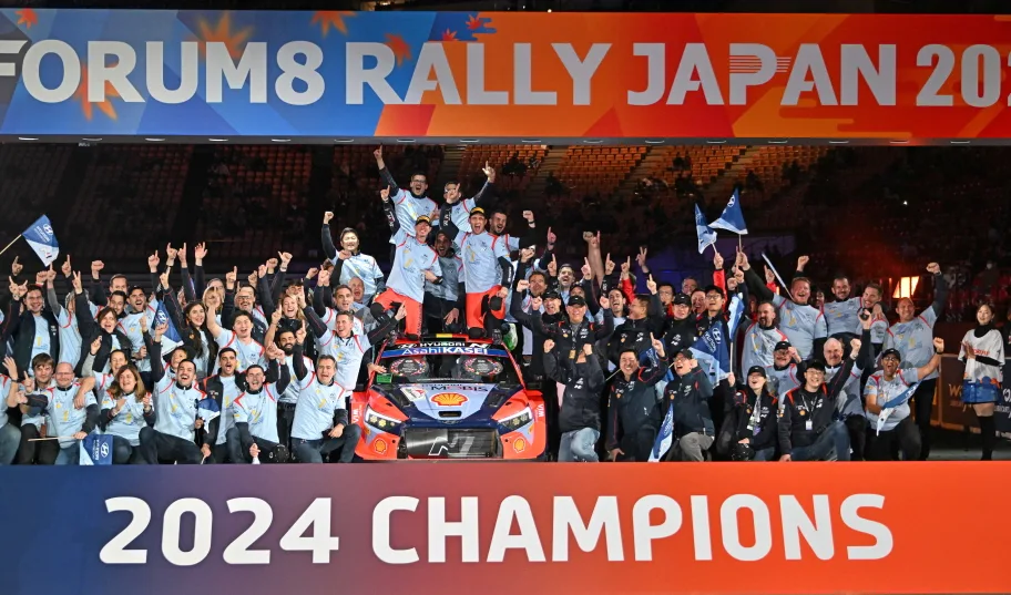 2024 WRC 대기록 작성, 현대차 티에리 누빌 드라이버 우승 달성 2 현대자동차 월드랠리팀, 2024 WRC 시즌 드라이버 부문 우승