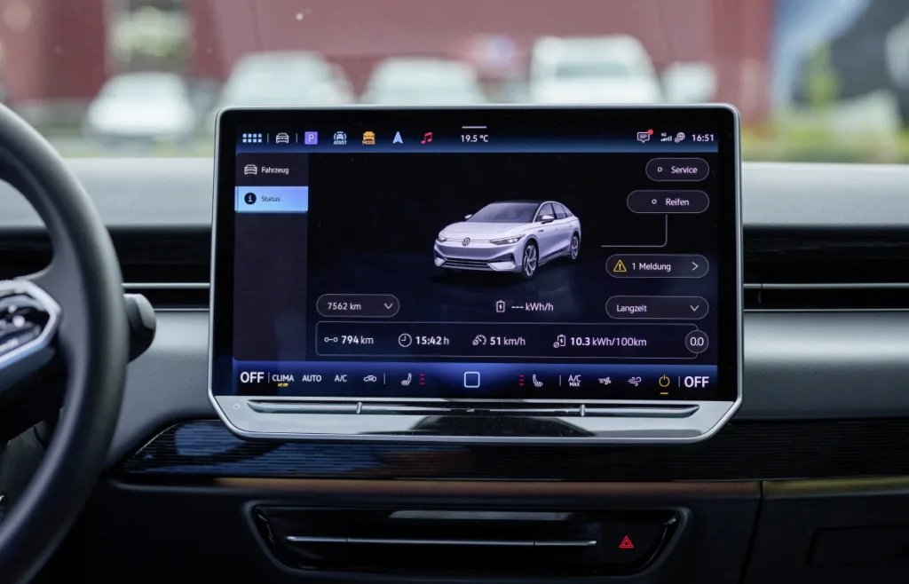 배터리 1회 충전으로 794km를 주행한 순수 전기 ID.7 Pro S 5 All-electric ID.7 Pro S covers 794 km on one battery charge