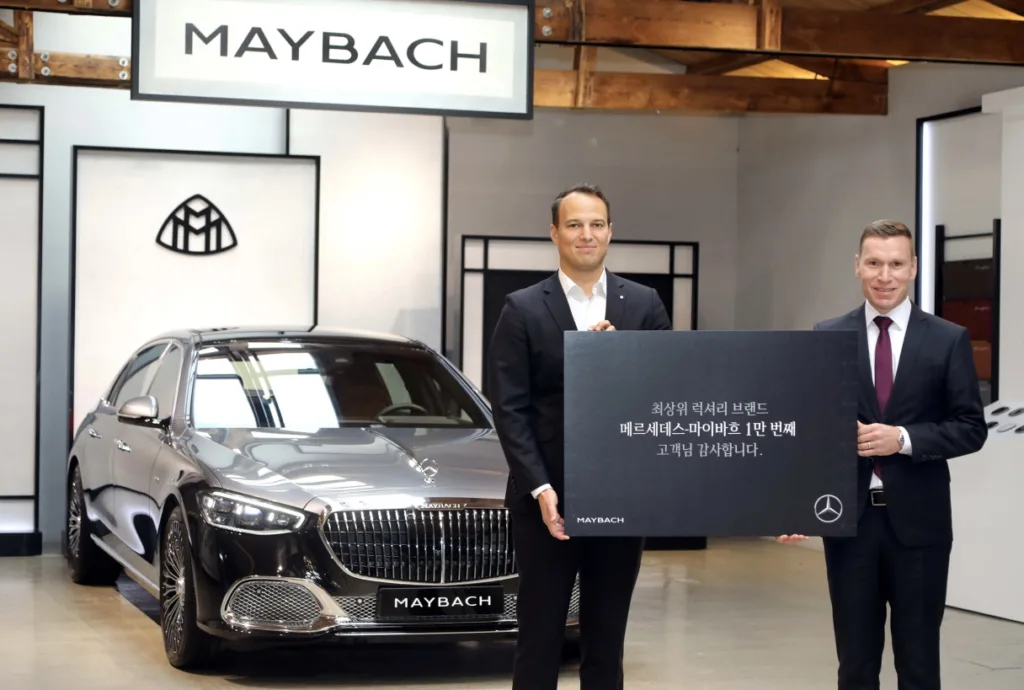 메르세데스-벤츠 코리아 최상위 브랜드 메르세데스-마이바흐 국내 판매 1만대 돌파