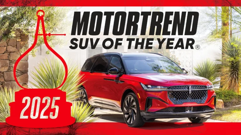 링컨 노틸러스(Lincoln Nautilus), 모터트렌드(Motor Trend) 선정 2025 올해의 SUV