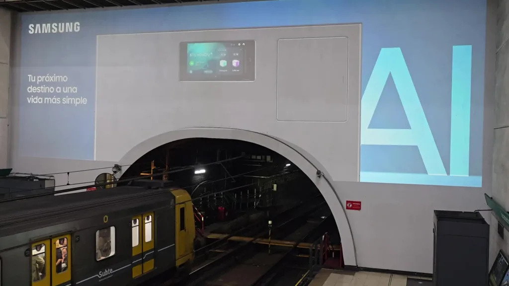 삼성전자, 아르헨티나서 '비스포크 AI 콤보' 이색 옥외광고