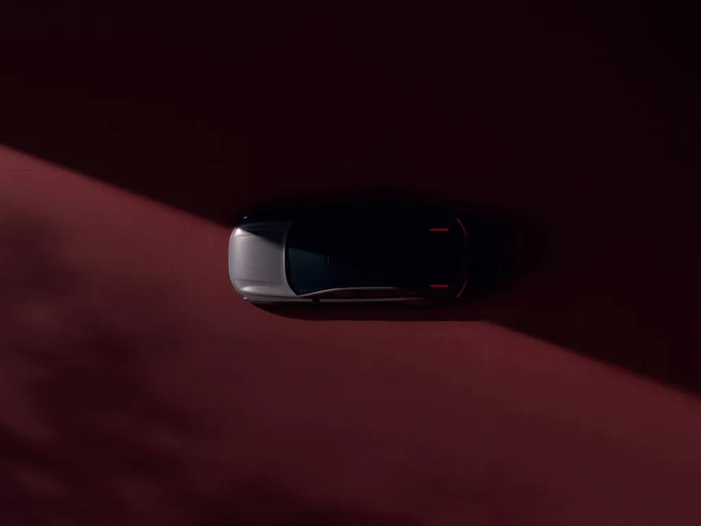 볼보 ES90 티저(Volvo ES90 teaser image)