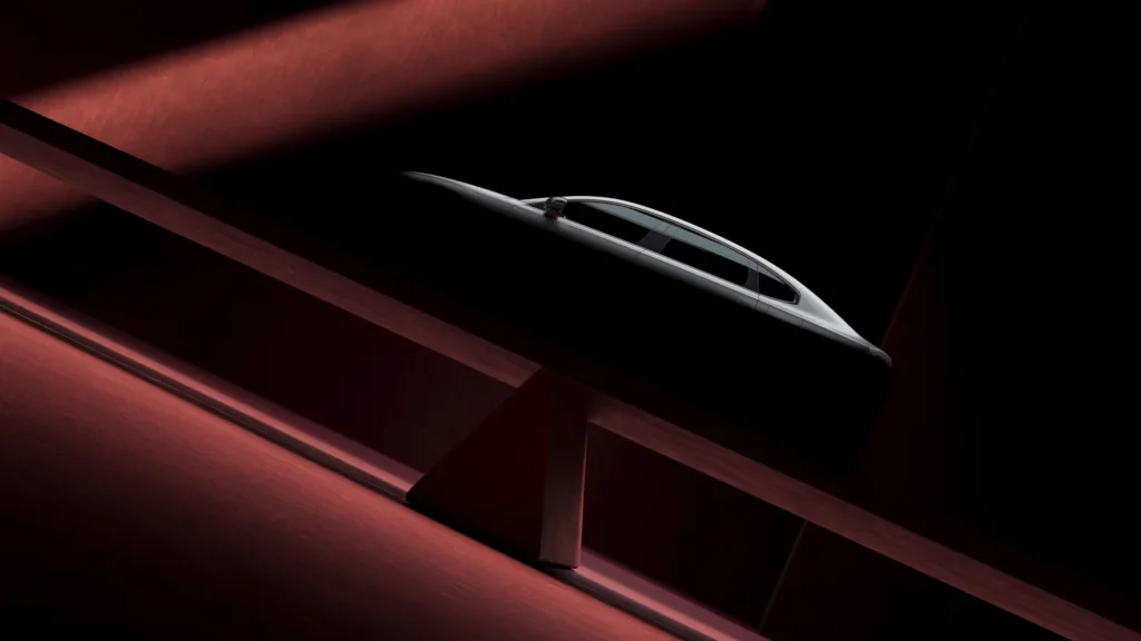 볼보 ES90 티저(Volvo ES90 teaser image)