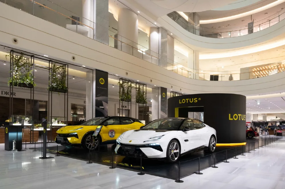 로터스자동차코리아, 현대백화점 판교점에서 팝업 이벤트 진행, “경기 남부 지역에서 로터스의 모든 라인업을 만날 수 있는 절호의 기회”