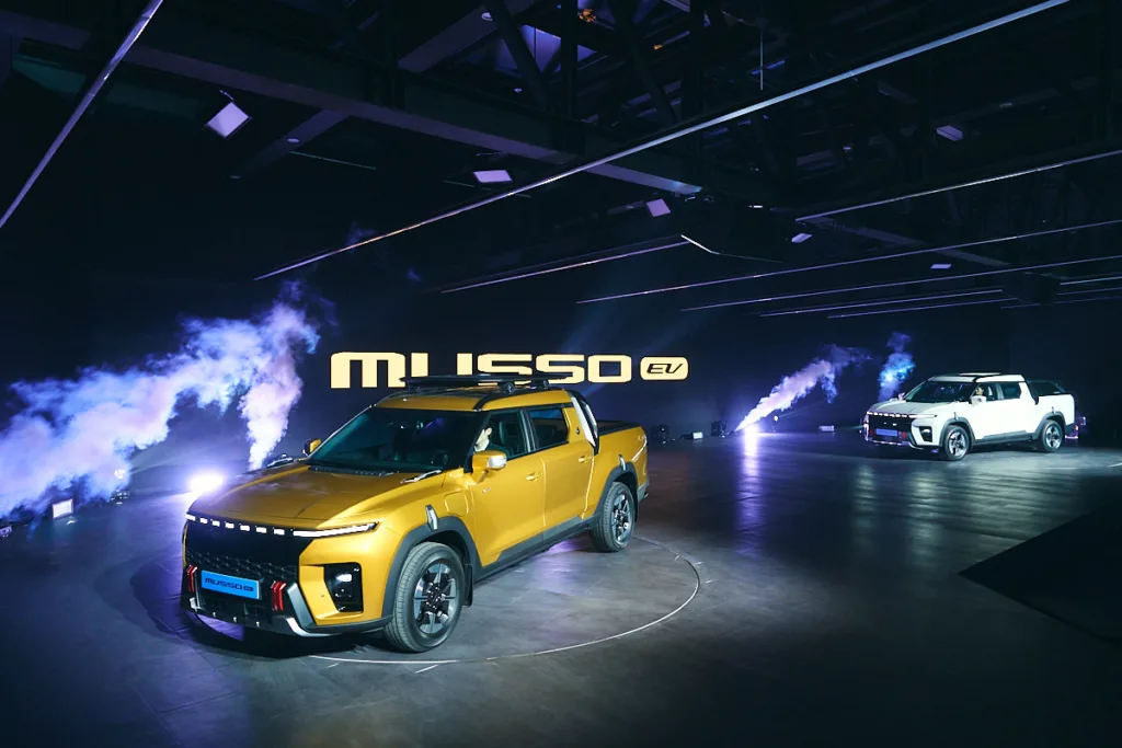 KGM, 실구매가 3천만원 대 전기 픽업트럭 무쏘 EV 공식 출시 2 KGM_무쏘_EV