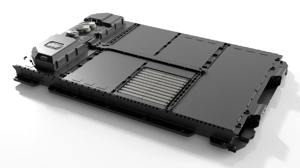 메르세데스-벤츠 EQS 전고체 배터리 탑재 (Mercedes-Benz integrated the solid-state battery, with cells from U.S.-based solid-state battery leader Factorial Energy, into a slightly modified EQS. Road tests with the new solid-state battery in a “1,000 km” EQS test car started in February 2025.)