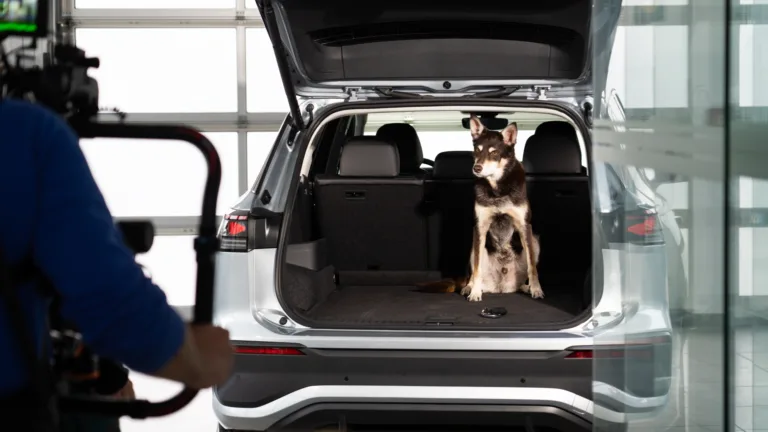 폭스바겐 타이론 (The Volkswagen Tayron boasts an extremely spacious luggage compartment.)