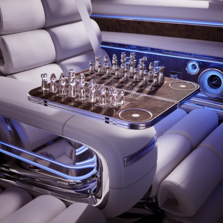 럭셔리 미니밴 메르세데스-벤츠 VLS (The Vision V show car sets the course for a new era – and gives an outlook of the future top-end model “Mercedes-Benz VLS”)