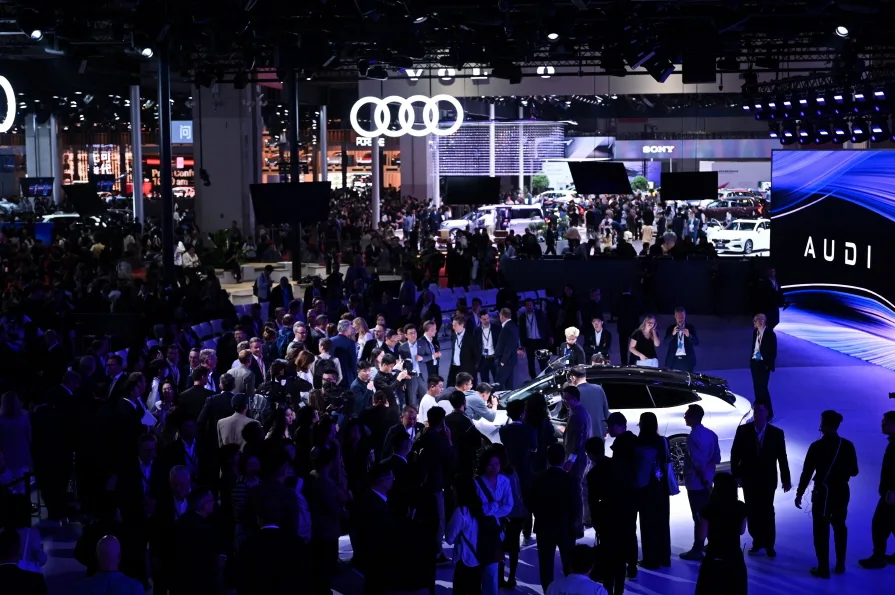 아우디, 2025 상하이 모터쇼 신모델 발표 At Auto Shanghai 2025, Audi and its joint venture partners FAW and SAIC are showcasing their product portfolio for China at a joint booth.