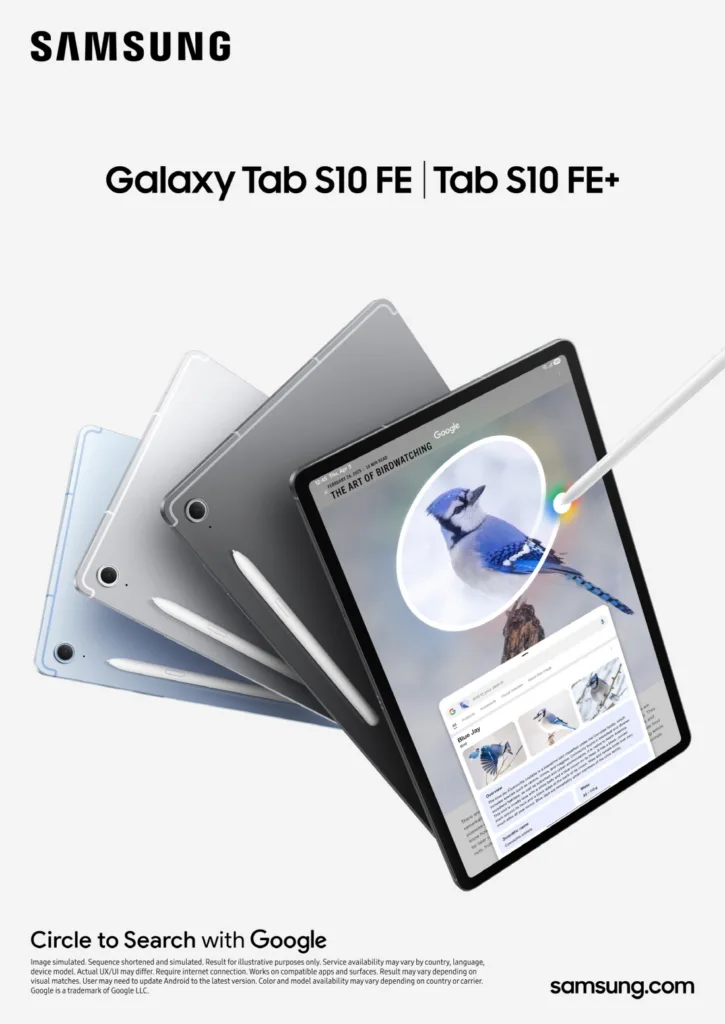 삼성전자, 좋은 것 제대로 담은 갤럭시 탭 S10 FE, FE+ 출시 2 ‘갤럭시 탭 S10 FE’, ‘갤럭시 탭 S10 FE+’ 제품 사진 (1)