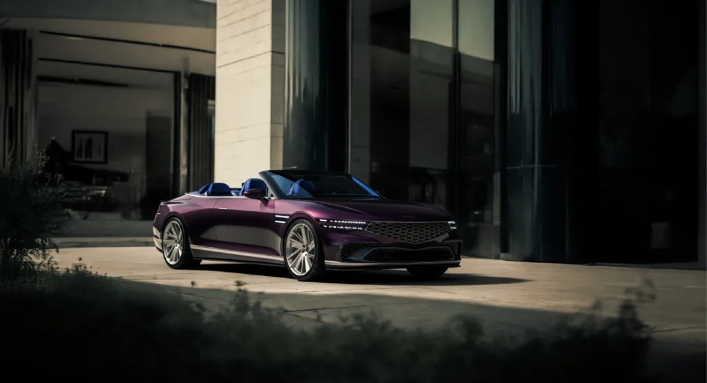 제네시스, 럭셔리 2도어 컨버터블 ‘엑스 그란 컨버터블 콘셉트' 공개 2 ) 제네시스 엑스 그란 컨버터블