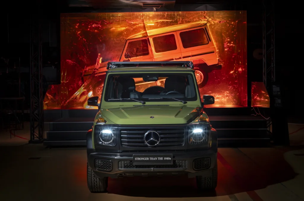 메르세데스-벤츠 G-클래스 (Highly exclusive: The Mercedes-Benz G-Class Edition STRONGER THAN THE 1980s celebrates the origins of the off-road icon)