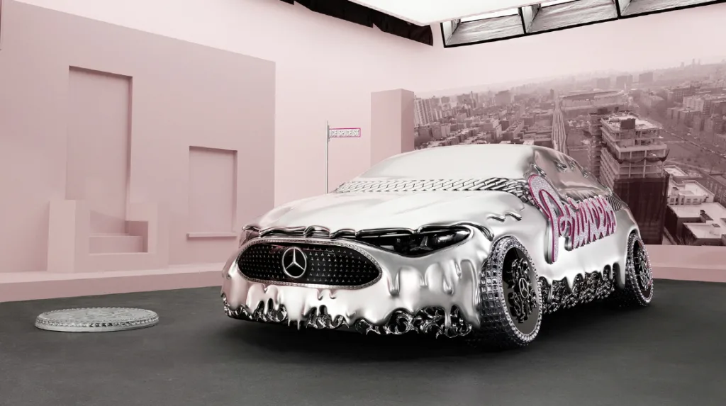 메르세데스-벤츠 CLA '클래스 오브 프린세스' (Mercedes-Benz launches ‘Class of Creators’ unveiling Ice Spice’s unique art piece based on all-new CLA)
