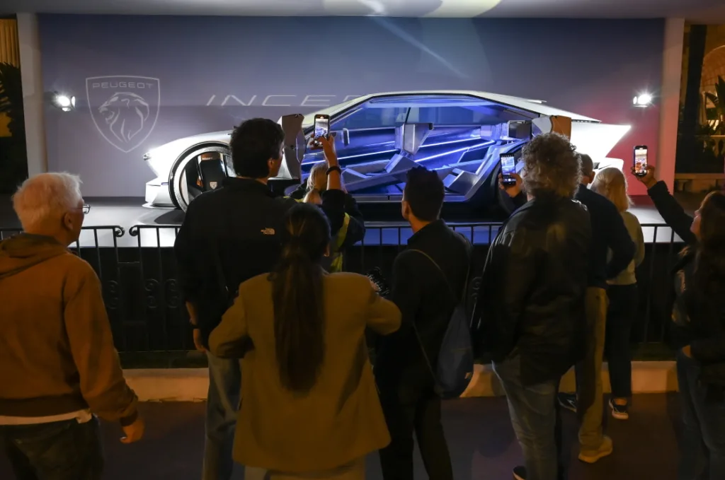 Peugeot Inception concept display at Cannes Film Festival 2025 2 PEUGEOT AND FRENCH CINEMA: A STRATEGIC COMMITMENT Peugeot Inception