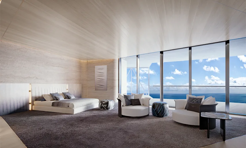 Spectacular penthouse unveiled at the Bentley Residences, Miami - with a breathtaking interior design concept