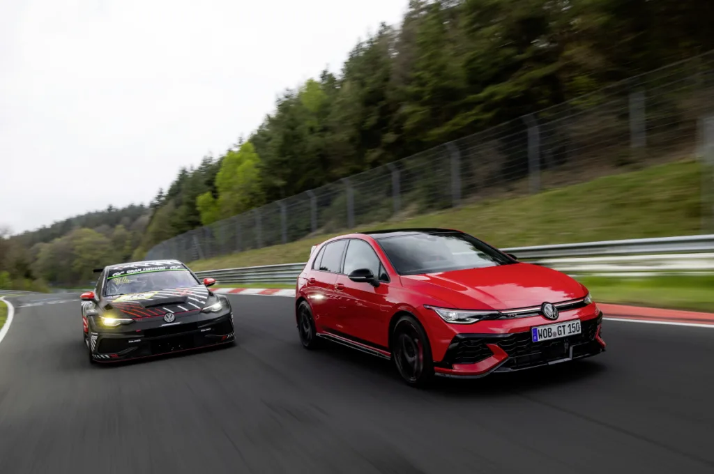 폭스바겐 골프 GTI 에디션 50, New Golf GTI EDITION 50 is the fastest Volkswagen production model on the Nordschleife track