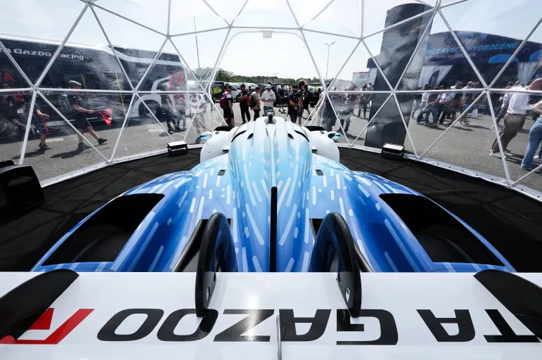 TOYOTA GAZOO Racing、 液体水素を燃料とする「GR LH2 Racing Concept」をル・マン初披露！