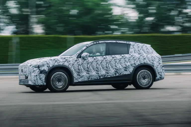 Mercedes-Benz CEO Ola Källenius tests the all-new electric GLC, with five challenges