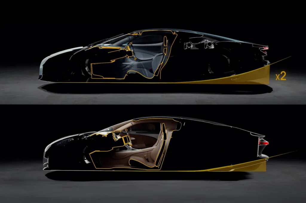 역대급 혁신! 부가티 투르비온 3D 프린팅 크래시 구조, 안전성 개념 파괴 7 06 BUGATTI Tourbillon BTS Ep9 https://mobilityground.com/wp-content/uploads/2025/08/12-BUGATTI-Tourbillon-BTS-Ep9.webp