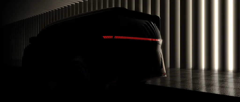 日産、2026年 発売予定の新型 エルグランド 一部公開 2 닛산 엘그란드 티저 공개, Nissan Elgrand, 日産自動車、2026年度に発売予定の新型「エルグランド」のデザインを一部公開