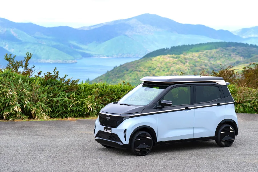日産サクラ Ao-Solar Extender,JAPAN MOBILITY SHOW 2025 出展 2 닛산 사쿠라, 日産自動車、「JAPAN MOBILITY SHOW 2025」の「Tokyo Future Tour 2035」に日産サクラ「Ao-Solar Extender」を出展