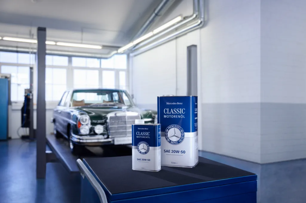 Mercedes-Benz Classic Engine Oils, start from the 1950s to the 2000 2 메르세데스-벤츠 클래식 엔진오일, New: Mercedes-Benz Classic Engine Oils – The proper lubricants for valuable classics