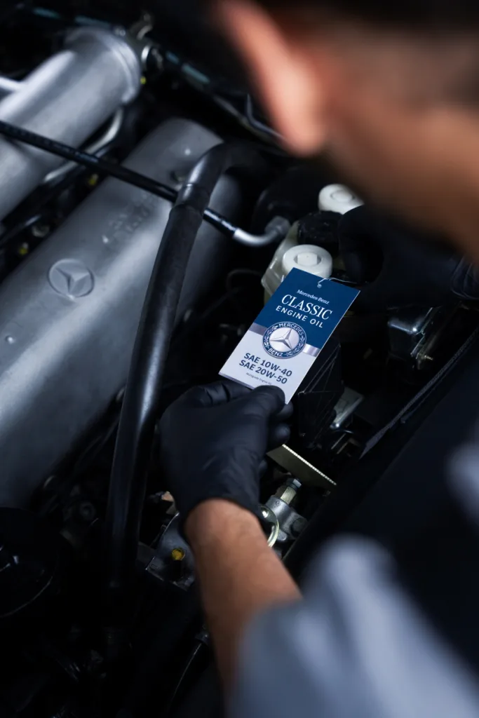 Mercedes-Benz Classic Engine Oils, start from the 1950s to the 2000 3 메르세데스-벤츠 클래식 엔진오일, New: Mercedes-Benz Classic Engine Oils – The proper lubricants for valuable classics