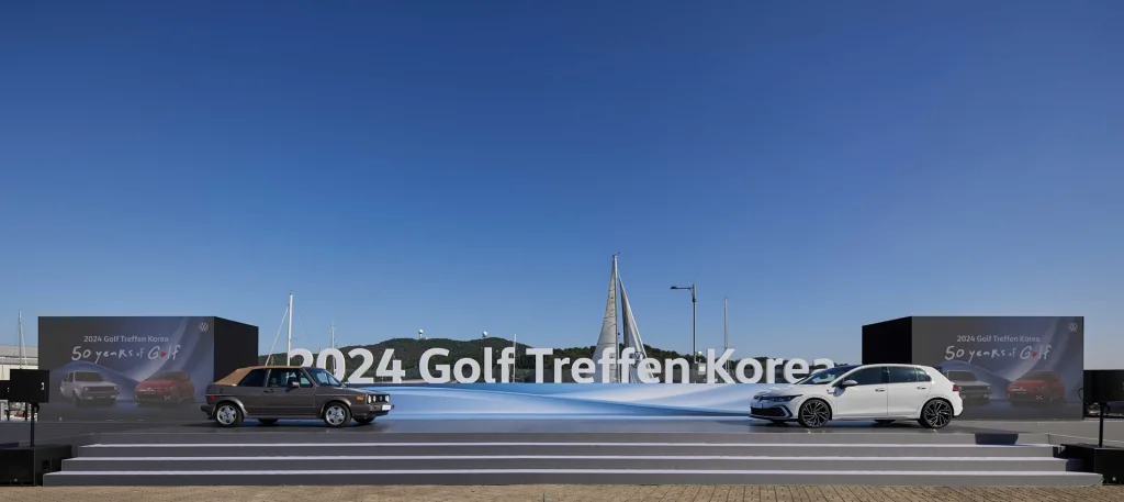 100대 골프 한자리에! 폭스바겐 11월 1일 골프 트레펜 코리아 3회 개최 3 참고사진 2024 폭스바겐 골프 트레펜 코리아 4 https://mobilityground.com/wp-content/uploads/2025/10/참고-사진-2025-폭스바겐-골프-트레펜-코리아-참가자-모집.webp