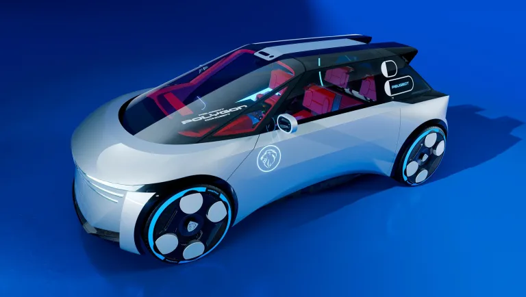 푸조 폴리곤 콘셉트, PEUGEOT UNVEILS THE FIRST IMAGE OF ITS NEW CONCEPT CAR THE PEUGEOT POLYGON CONCEPT