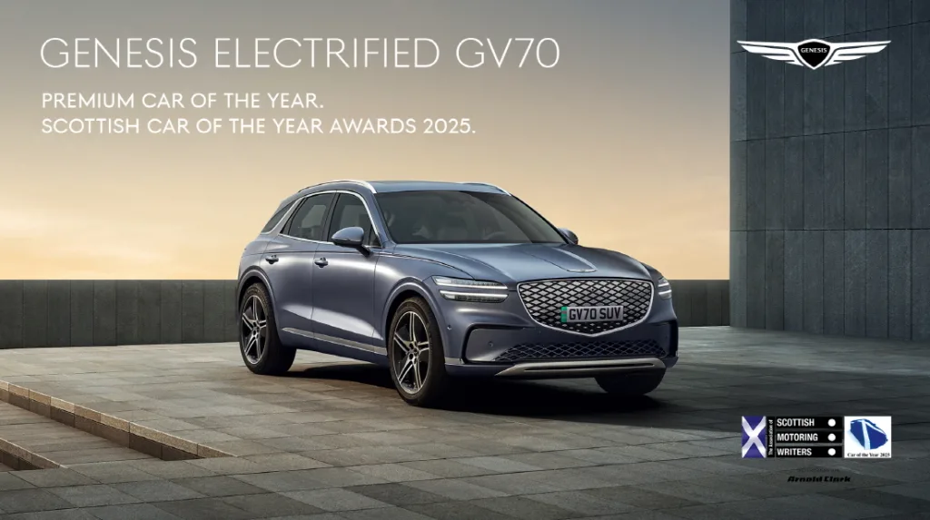 Genesis Electrified GV70, 'Premium Car of the Year 2025' at the Scottish COTY 2 제네시스 일레트리파이드 GV70, GENESIS ELECTRIFIED GV70 TAKES HOME ‘PREMIUM CAR OF THE YEAR’
