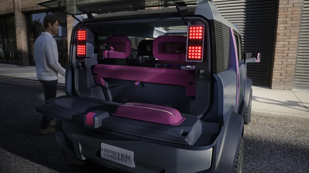 다치아 힙스터 콘셉트 공개, Dacia Hipster Concept – an alternative vision of electric mobility: ultra-affordable, ultra-essential, « à la Dacia »