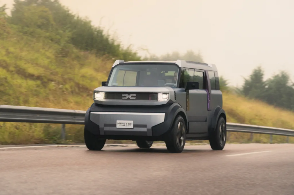 다치아 힙스터 콘셉트 공개, Dacia Hipster Concept – an alternative vision of electric mobility: ultra-affordable, ultra-essential, « à la Dacia »