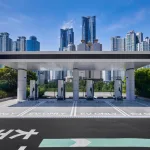 현대차그룹, 부산 동백공원 이피트(E-pit) 전기차 충전소 전경