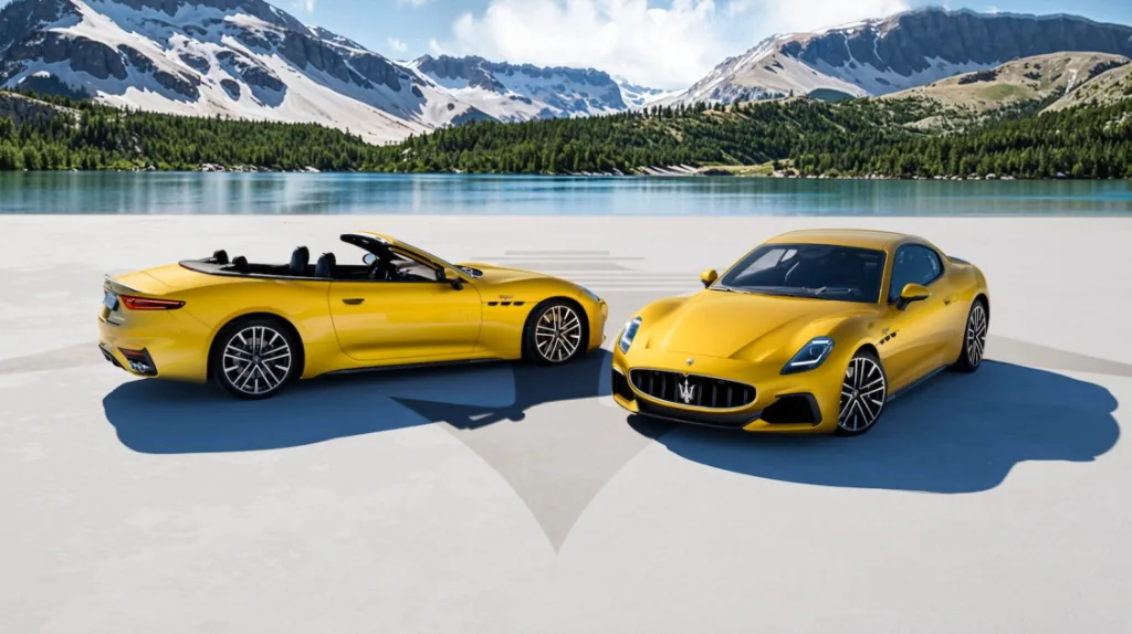 사진자료2 마세라티 브랜드 창립 111주년 기념 전국 시승행사 좌 그란카브리오 우 그란투리스모 https://mobilityground.com/wp-content/uploads/2025/12/사진자료1-마세라티-브랜드-창립-111주년-기념-전국-시승행사_그레칼레.webp