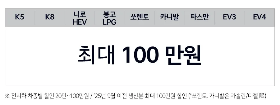 기아 12월 프로모션 총정리, K8 최대 397만 원, 전시차 구매해도 할인 10 화면 캡처 2025 12 07 140151 https://mobilityground.com/wp-content/uploads/2025/12/화면-캡처-2025-12-07-135227.webp