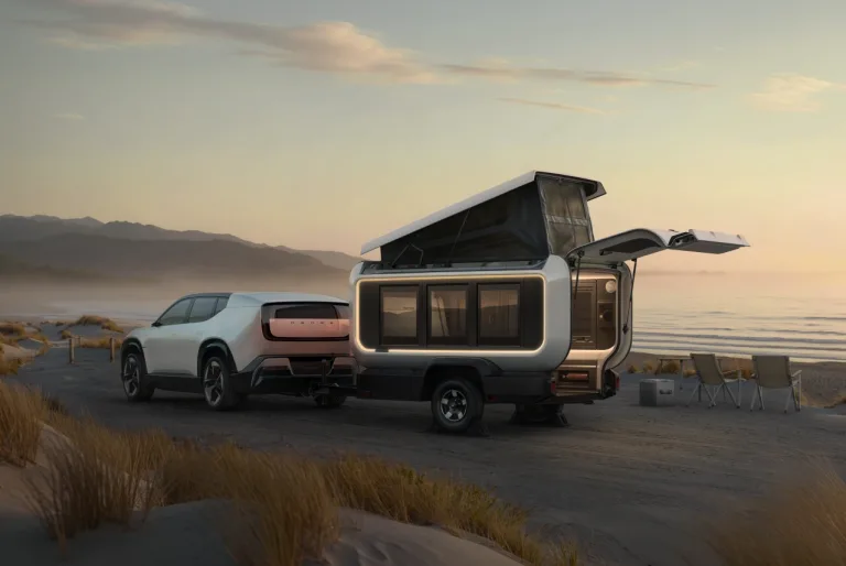 혼다 베이스 스테이션 프로토타입 캠핑카 공개, Honda Unveils Base Station Prototype: A Lightweight Towable Travel Trailer with Modular Design, Smart Technology & Clever Packaging to Democratize Camping