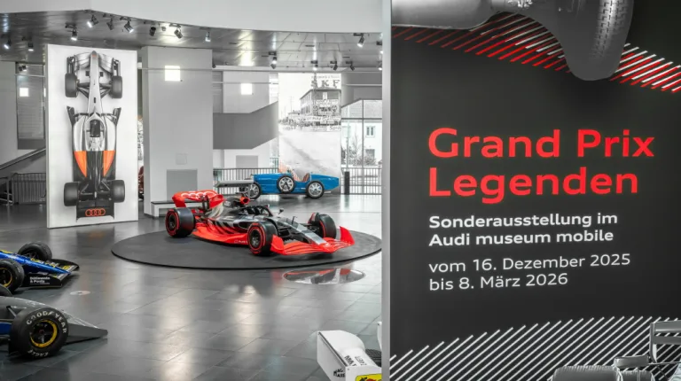 아우디 박물관, F1 진출 기념 이벤트, Pure performance at the Audi museum mobile: New “Legends of Grand Prix” exhibition